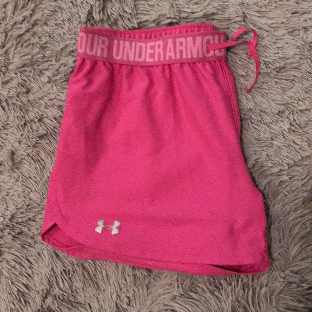 Pink UnderArmour Shorts